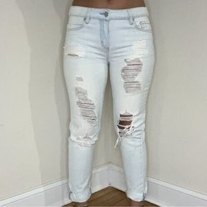 Light Wash Boyfriend Jeans